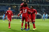 Bayern finished the first 45 minutes with a two-goal lead.